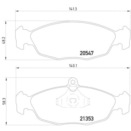 Pagid Brakes Disc Brake Pad, 355007531 355007531